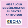 Numéro UFI - Modification de déclaration au centre antipoison