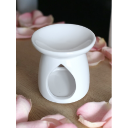 Brûle parfum Perle de Pluie blanc