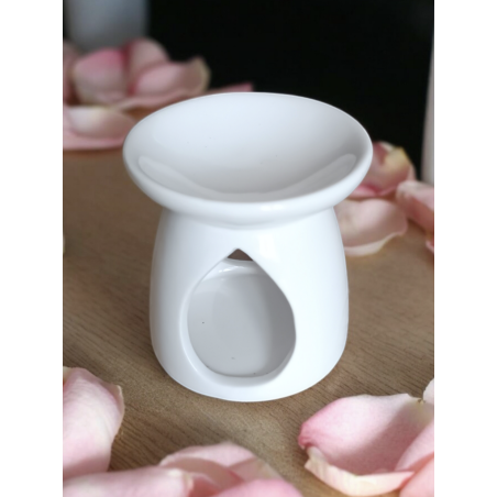 Brûle parfum Perle de Pluie blanc